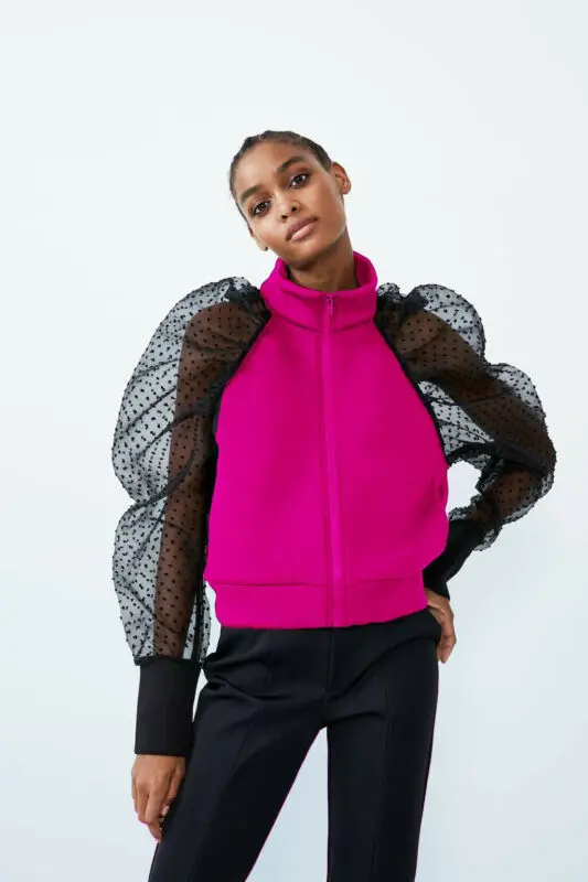 Брендовый модный прозрачный женский сетчатый свитшот топ с круглым вырезом