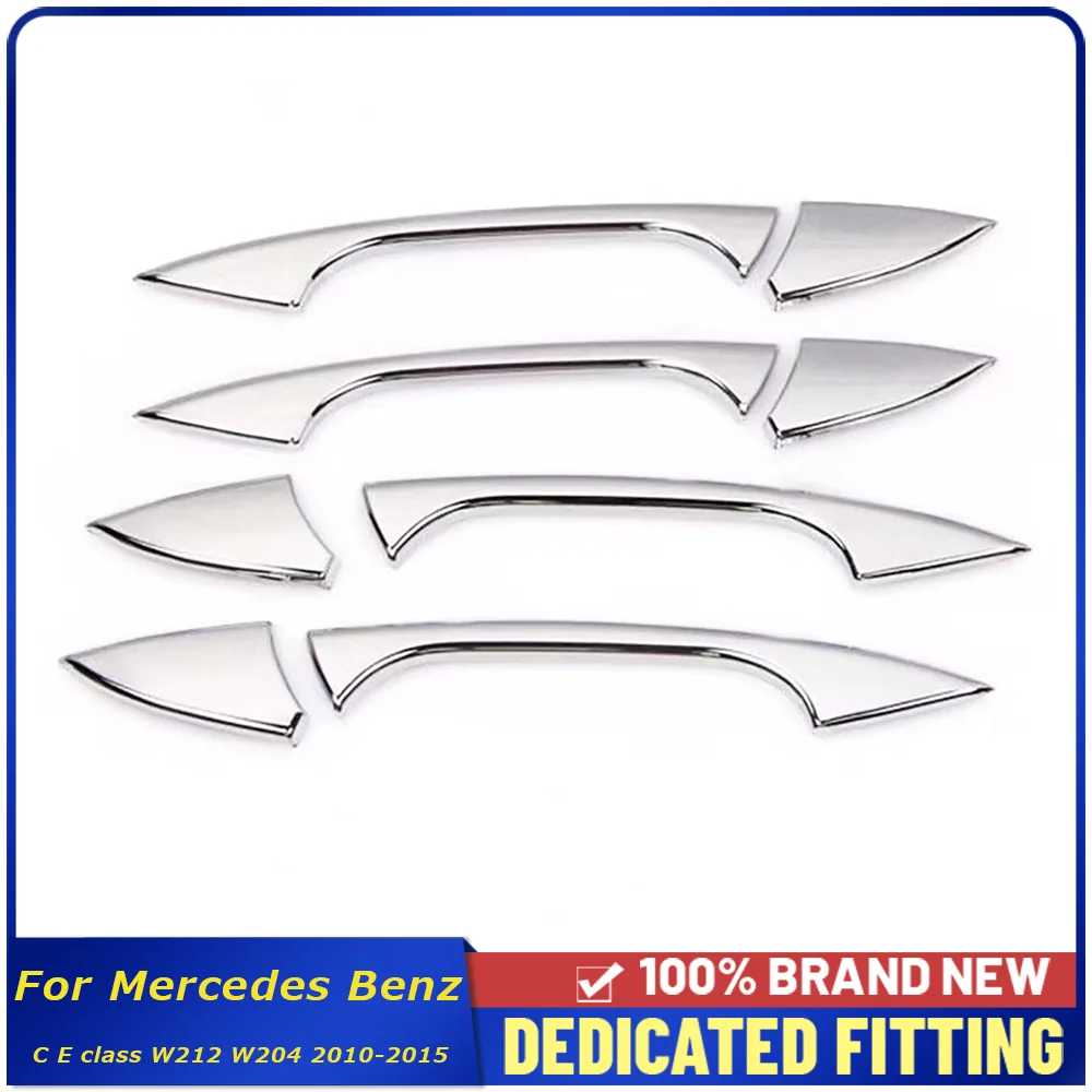 

Car Outer Door Handle Cover Trims Sticker For Mercedes Benz C E class W212 W204 2010 2011 2012 2013 2014 2015