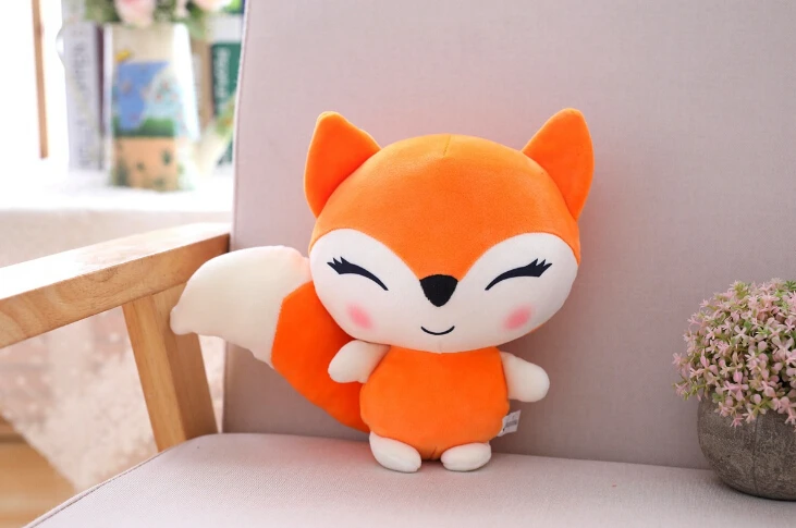 

23cm Kawaii Dolls Fox Plush Stuffed Animals Toys For Girls Children Boys Toys Plush Pillow Foxes Stuffed Soft Toy Doll