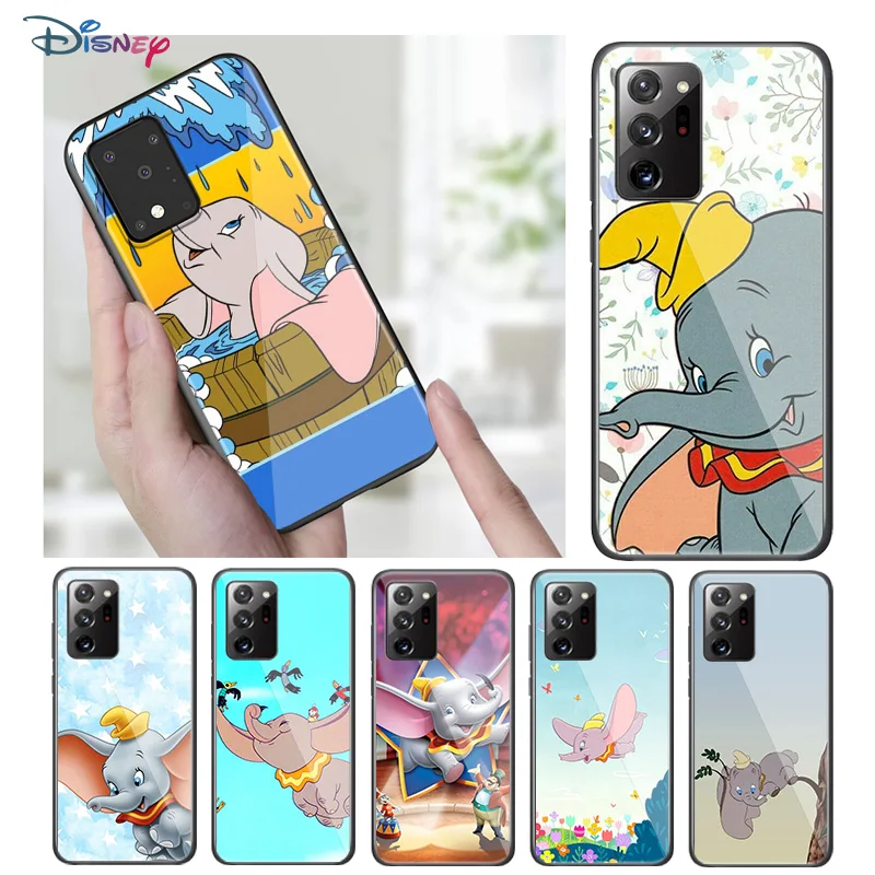 

Disney Cartoon Animation Dumbo For Samsung Galaxy A31 A51 A71 A91 A12 A32 A42 A52 A72 A02S Soft TPU Silicone Black Phone Case