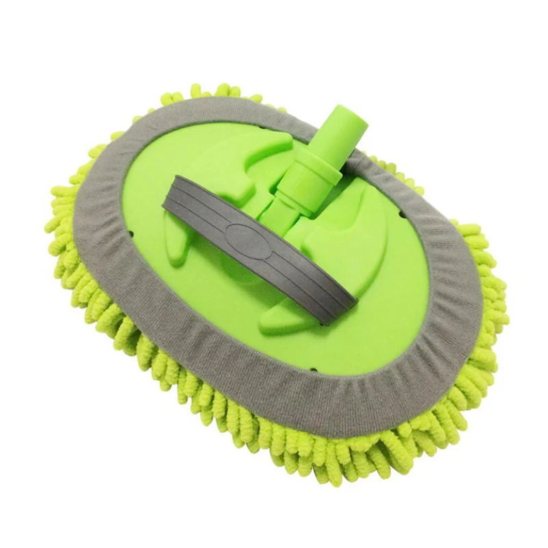 Щетка для мытья автомобиля чистящая Швабра из синели регулируемая