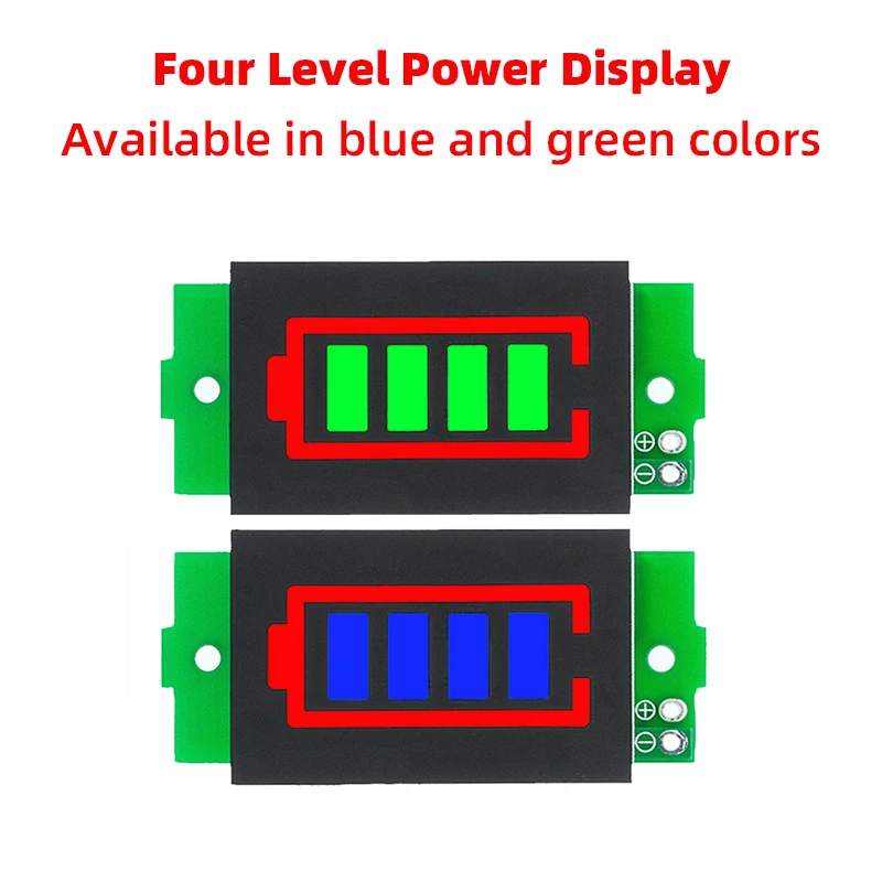 

1S 2S 3S 4S 5S 6S 7S 8S 3.7V Lithium Battery Capacity Indicator Module 4.2V Blue Display Electric Vehicle Power Tester Li-ion