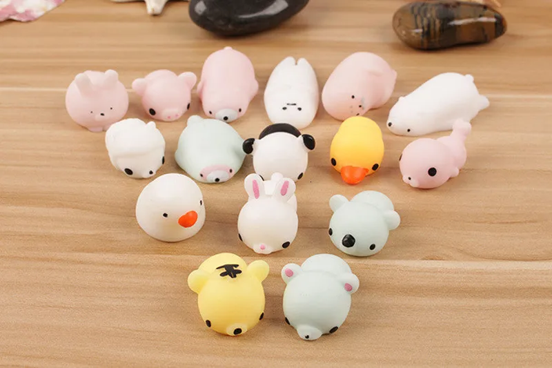 Красивая светящаяся кавайная игрушка для детей Mochi милые игрушки сжимания