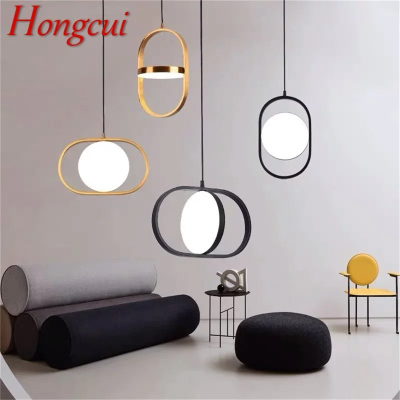 

Hongcui Nordic Pendant Light Postmodern Creative Design LED Lamp Fixtures for Home Decorative Living Room