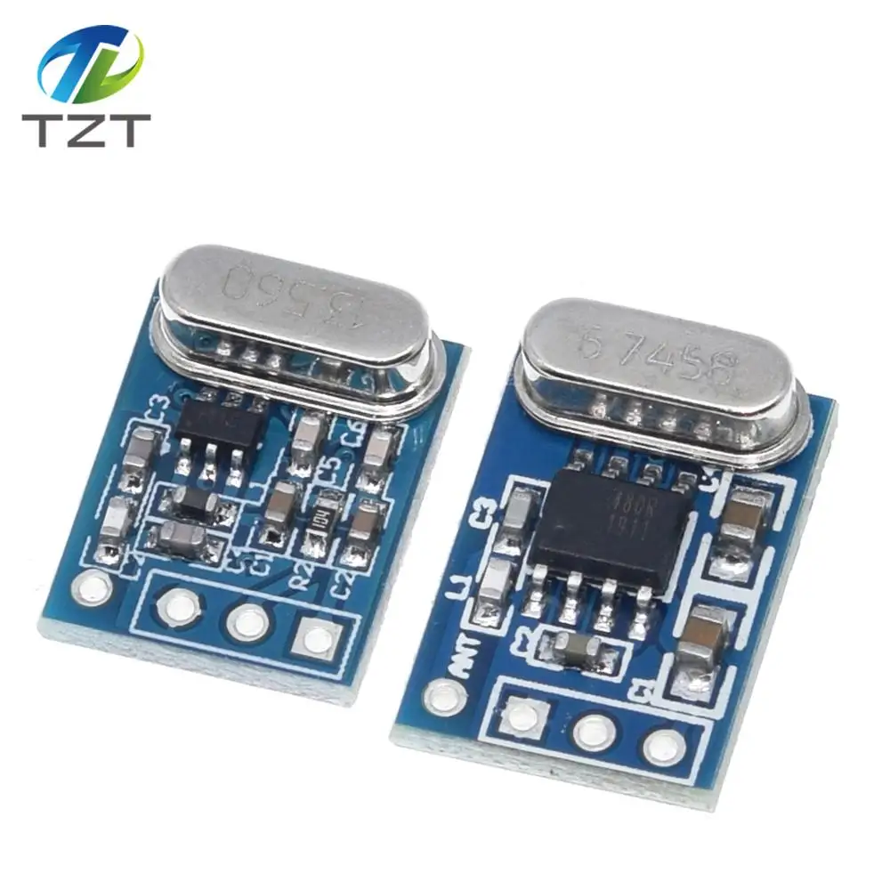 TZT 1 комплект 2 шт. 433 МГц беспроводной передатчик приемник плата модуль SYN115 SYN480R