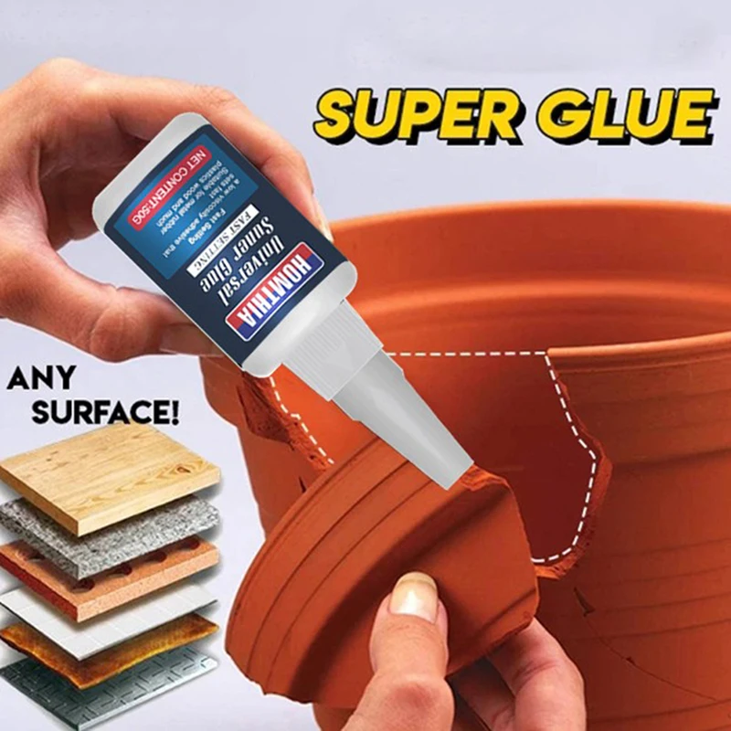 

50ml Strong Plastic Glue Unique Universal Super Glue Multi Repair Adhesive Glue Rubber Tire Repair Glue Home Decor Supplies