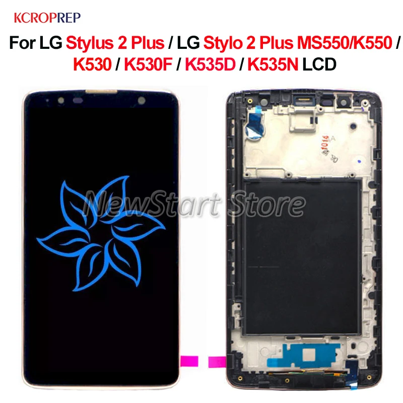 Для LG Stylus 2 Plus K530 K530F K535D K535N ЖК дисплей для Stylo MS550 K550 LCD кодирующий преобразователь