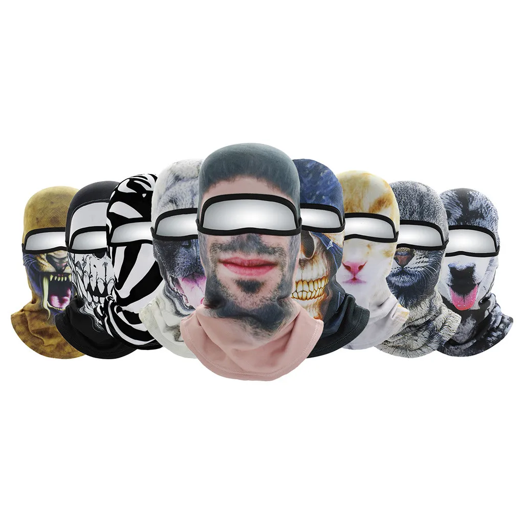 

Шарф мужской, бесшовный, с 3d рисунком животного