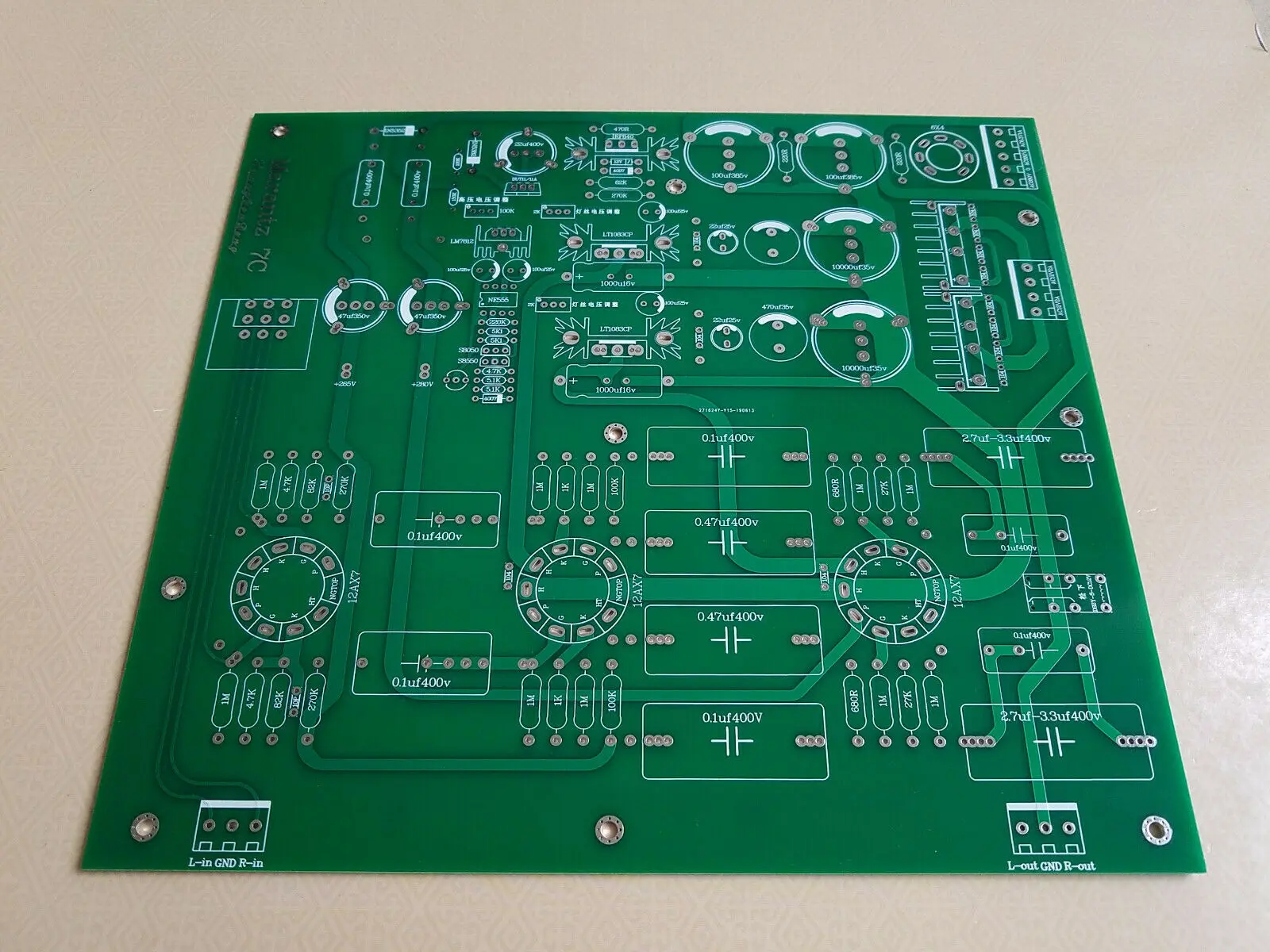 

DIY Setreo Tube Preamplifier Board Bare PCB Base On Marantz M7