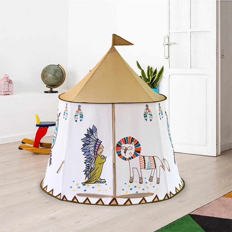 Детская игровая палатка Замок принцессы вигвам Океанский бассейн для шаров