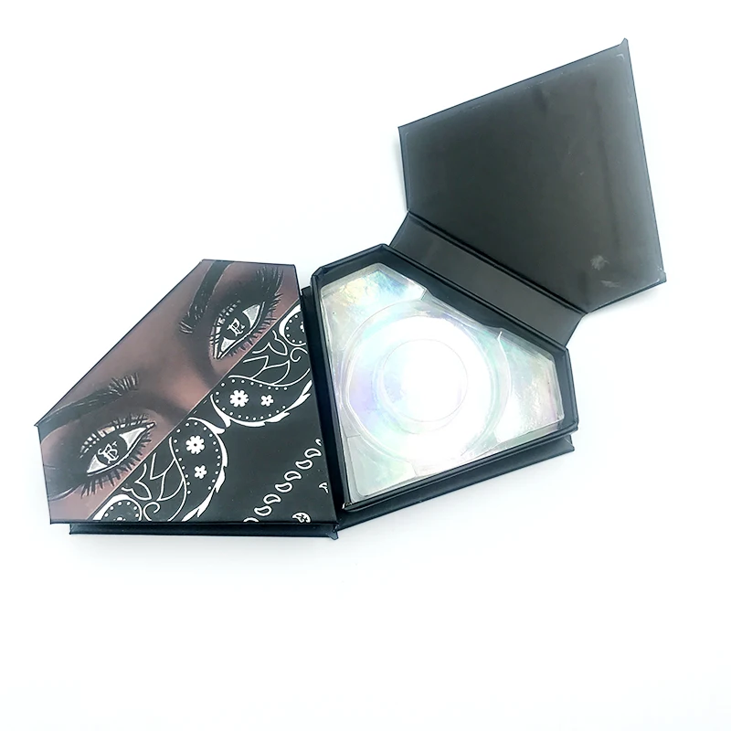 

Wholesale Lash Packaging Wth Tray 25mm Mink Eyelash Empty False Eyelashes Box Case Custom Logo Make Up