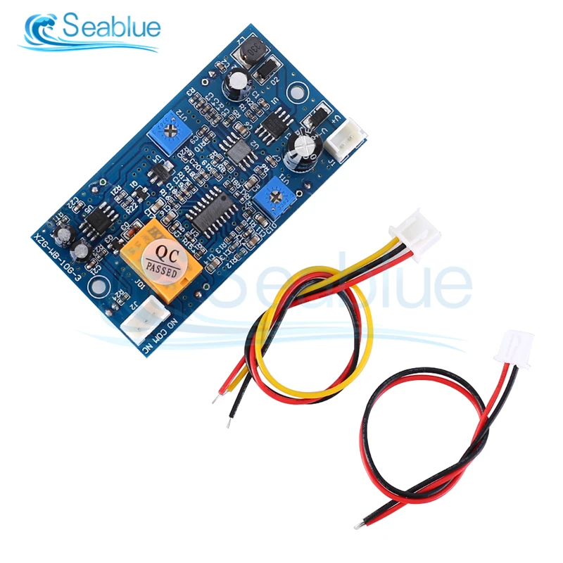 10 GHz Microwave Radar Sensor Module Delay Time Sensing Distance Switch Controller 8V-25V DC 12V 24V 30mA 0.2-12m Adjustable |
