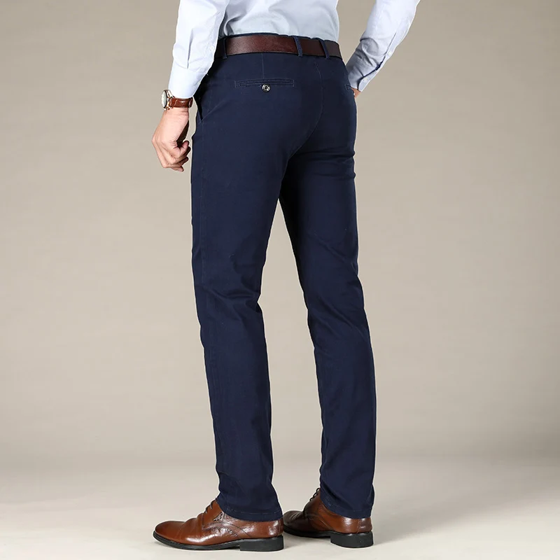 

2019 Autumn and Winter New Listing Men's Business Casual Cotton Pants Fashion Classic Office Dress Men's Trousers 28-38