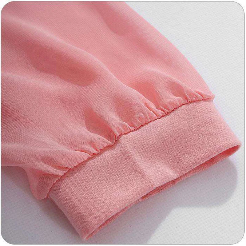 M/L 4XL Женская короткая шифоновая куртка с рюшами болеро рукавами фонариками