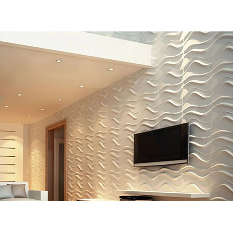 

10pcs Factory direct 3D wall panels three-dimensional convex relief PVC 3D panels Background Wall panels