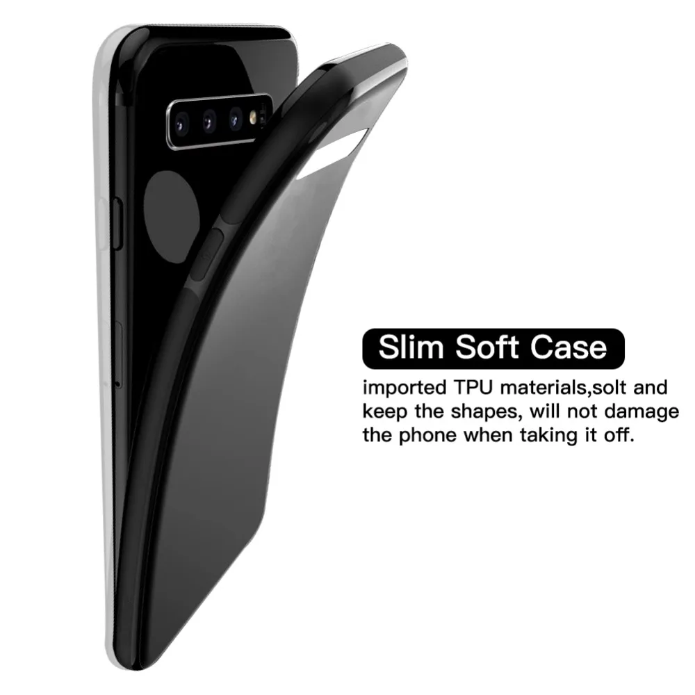 Магнитный автомобильный чехол для телефона samsung Galaxy S10 Plus S10e huawei P30 mate 20 mate 30 Pro Магнитная пластина Мягкий ТПУ противоударный чехол