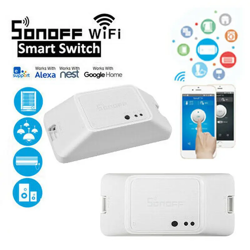 1/2/3/45 шт. модули SONOFF Basic R3 Smart Home Wi Fi 10 А смарт переключатель приложение Совместимо с