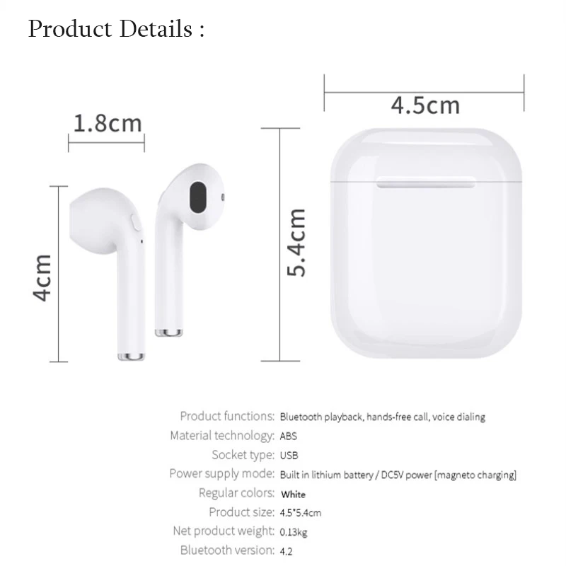 Красочные 5 цветов I9s TWS V5.0 Bluetooth гарнитура Беспроводные наушники Розничная коробка для iPhone 7 8 X XR samsung huawei