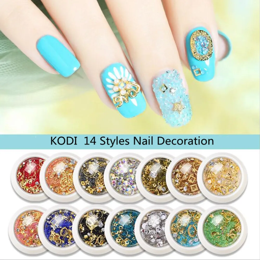 

KZS006 kodi Mixed Colorful Rhinestones For Nails 3D Crystal Stones For Nail Art Decorations Diy Design Manicure Diamonds