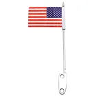 Мотоциклетная багажная стойка для флага хромированная стойка для Harley FLHTC FLHTCU FLHT Road King Glide декоративные части