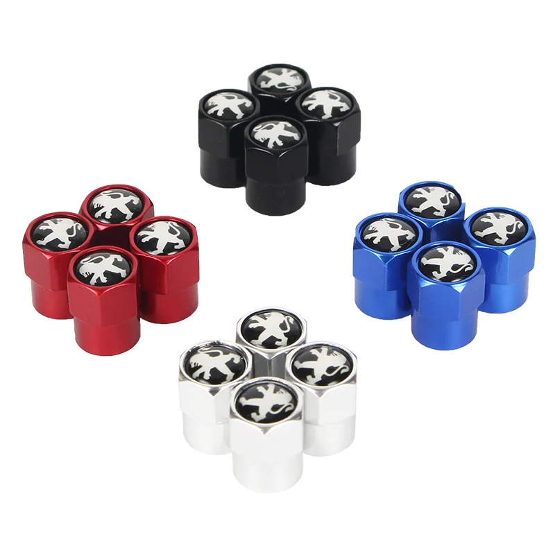 Новинка 4 шт. чехол для автомобильного колеса крышки стержня вентиля шины Peugeot 206