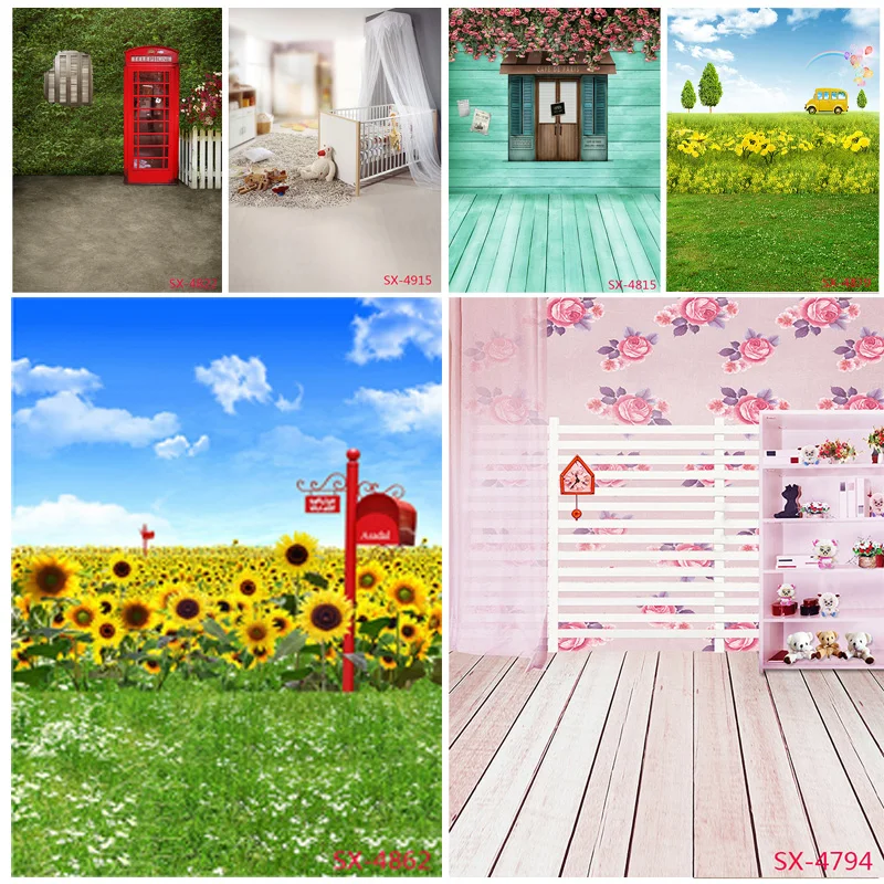 

Children Birthday Photography Backdrops Baby Newborn Portrait Photo Background Party Studio Photocalls Props 2157 YXFL-23