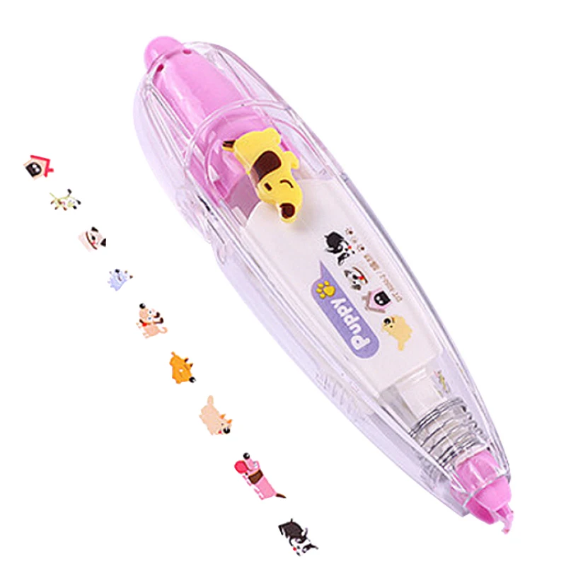 2 предмета Kawaii Животные Пресс Тип декоративная коррекция лента дневник