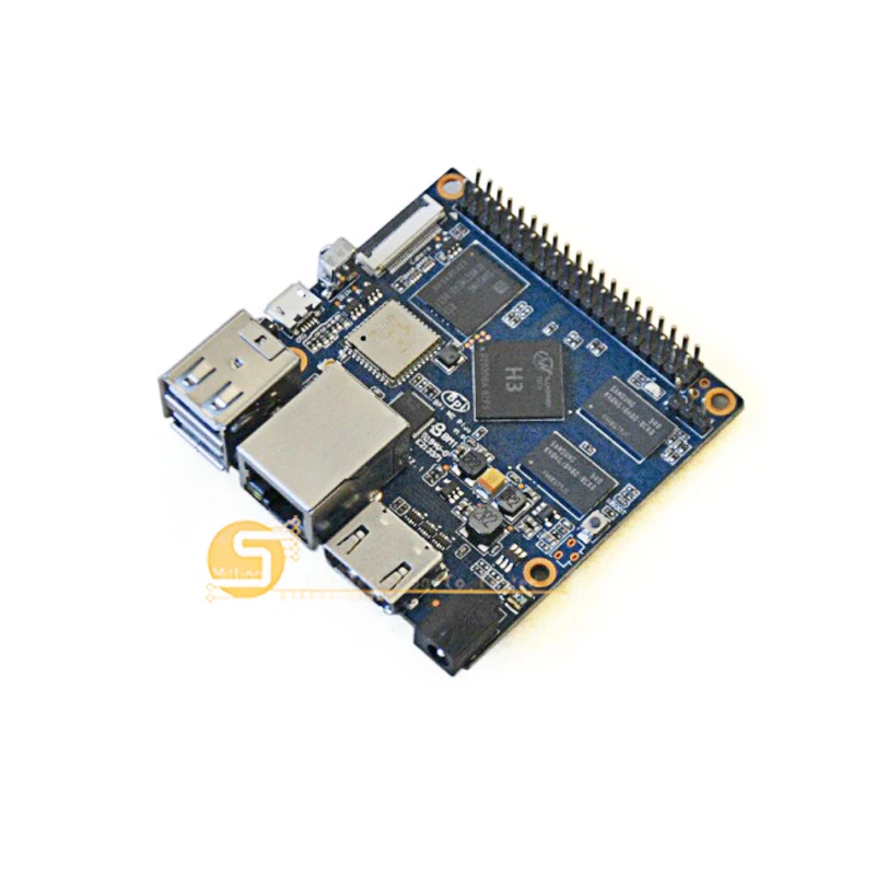 MiNi BPI M2 + plus Banana Pi H3 четырехъядерный 1 Гб ОЗУ 8 ГБ eMMC плюс WiFi и Bluetooth демонстрационная
