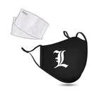 Маска для лица Death Note, многоразовая, ветрозащитная, с 2 фильтрами