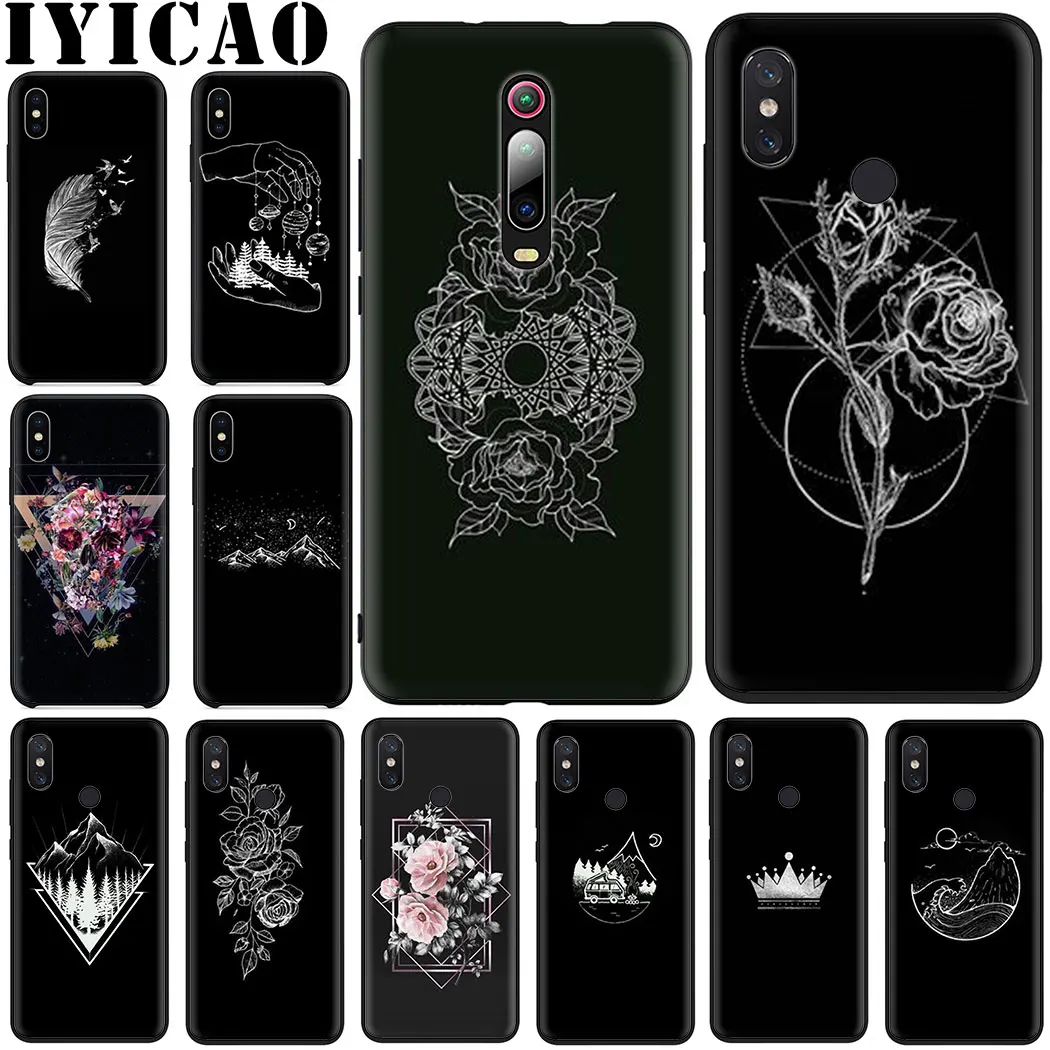 Цветочный эстетичный Мягкий силиконовый чехол для телефона Redmi Note 5 6 7 8 4X5 Pro 5A Prime |