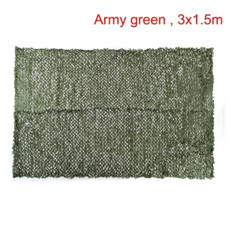 Army green 3x1.5m Походная камуфляжная охотничья Военная камуфляжная сетка лесная армейская тренировочная камуфляжная сетка Чехлы для наблюдения за птицами палатка - Цвет: Army green 3x1.5m