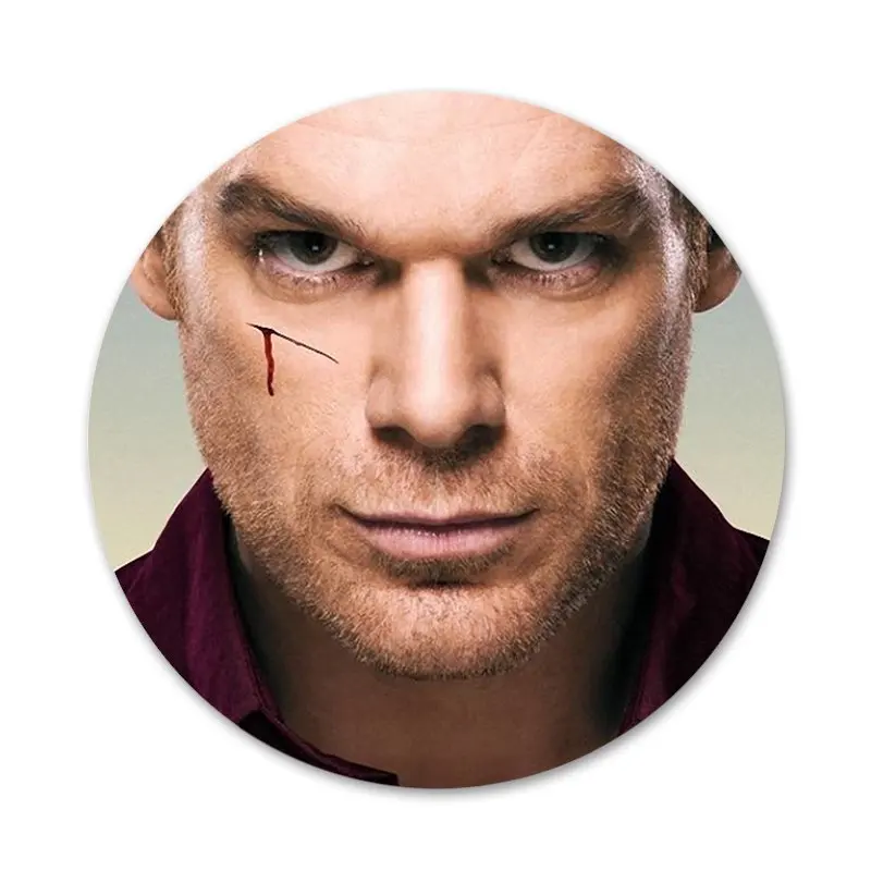 58 мм сериал Декстера Моргана оригинальный черный значок брошь заколка