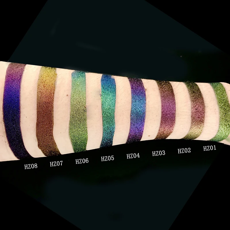 Новинка 0 2 г хамелеон пигмент тени для век много хромовых теней призматическая