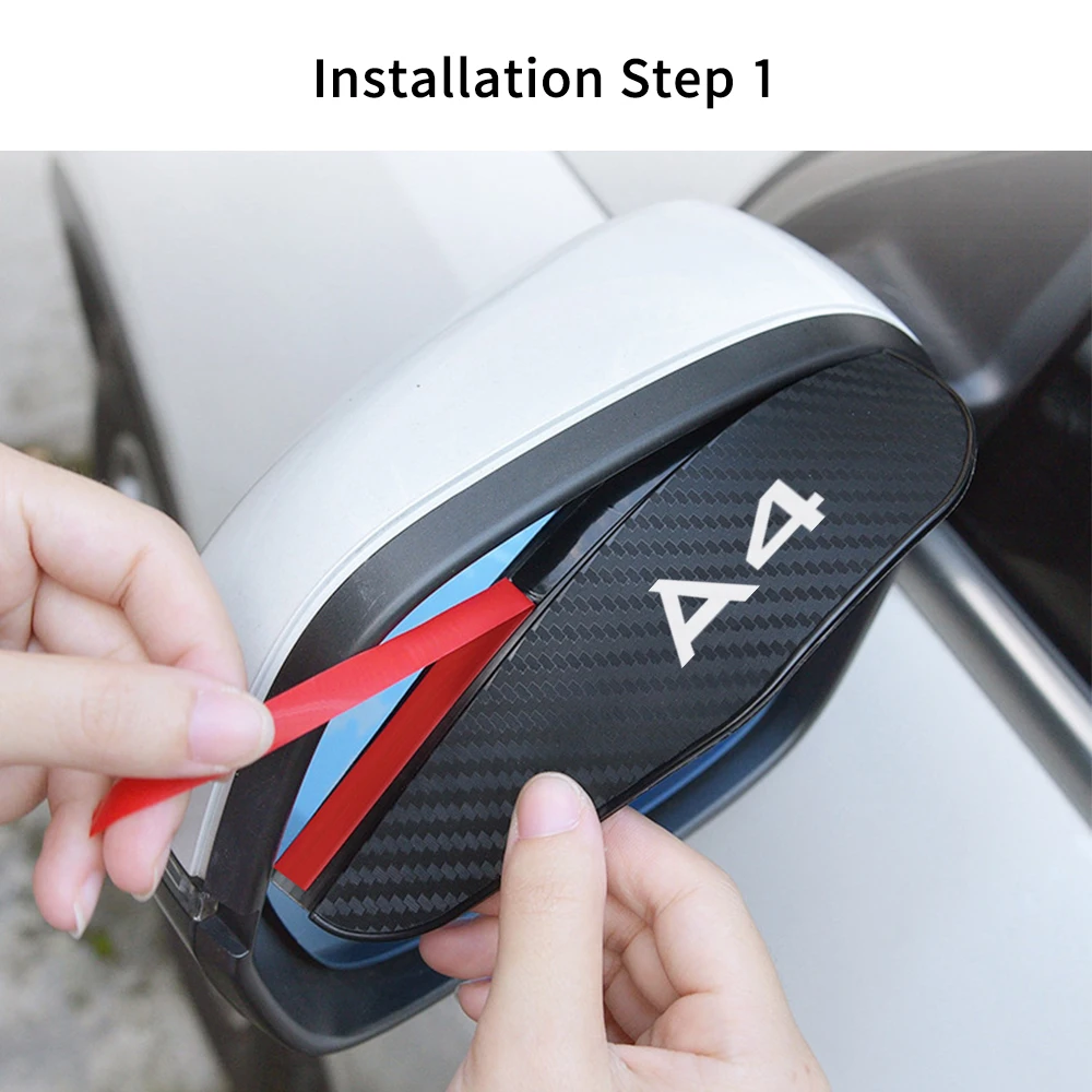 Автомобильное зеркало заднего вида с защитой от дождя для Audi A3 8P 8V B6 A4 B8 B9 B7 A6 C7 C6 C5