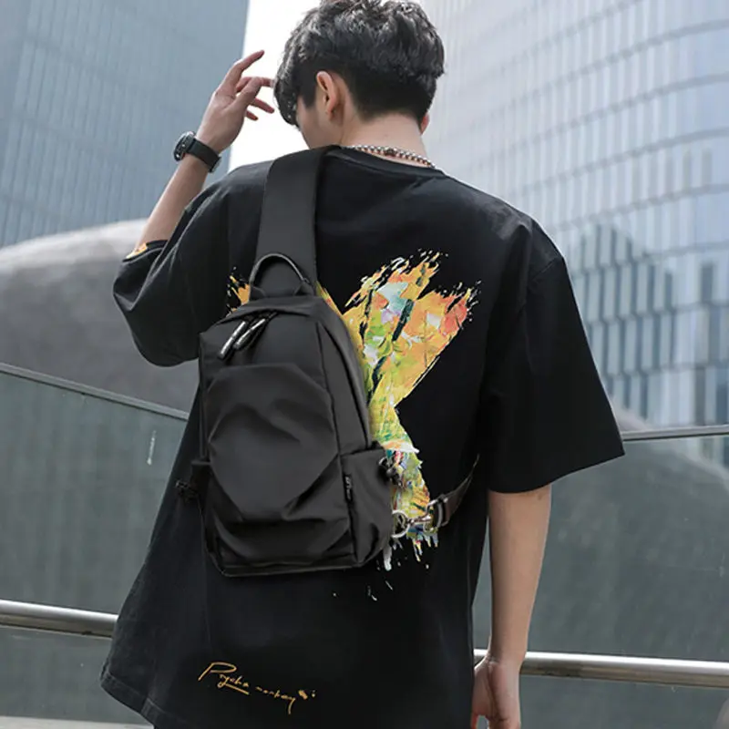 Сумка-мессенджер Мужская через плечо водоотталкивающая сумочка-слинг с