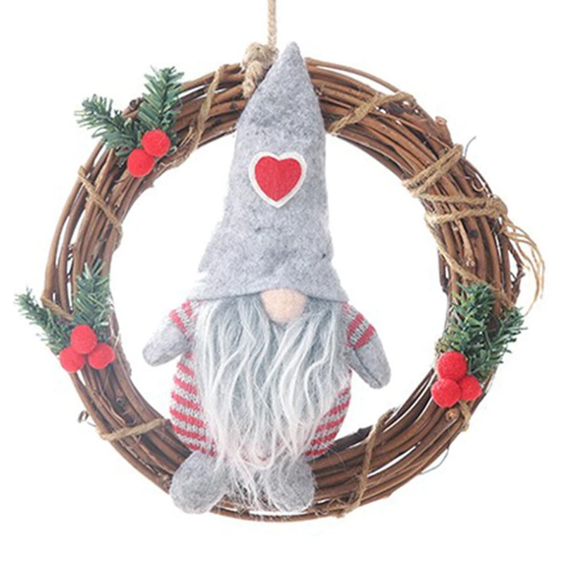 

Handmade Swedish ,Plush Brown Tomte Scandinavian Tomte Christmas Decoration Holiday Presents