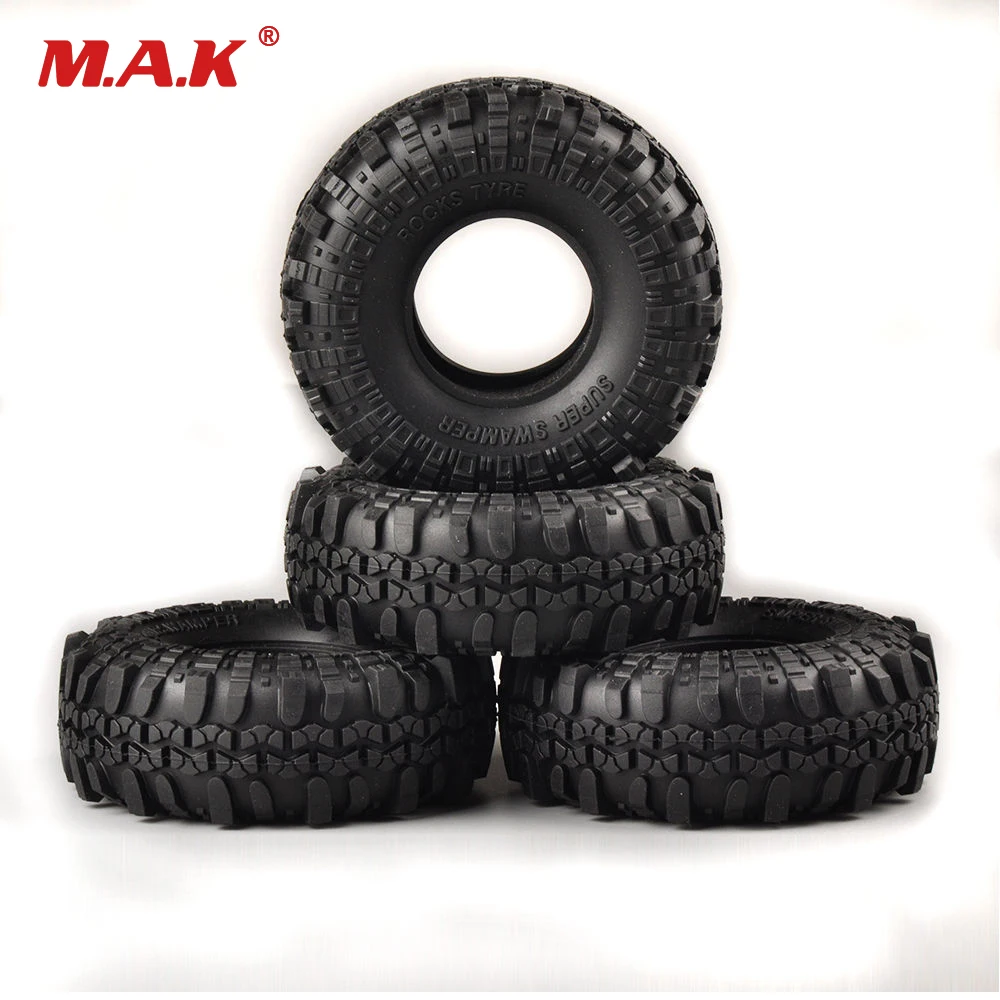 

NEW 4pcs/set rock crawler off-road rubber tires tyre fit for HPI HSP racing 1:10 RC car truck parts accessories