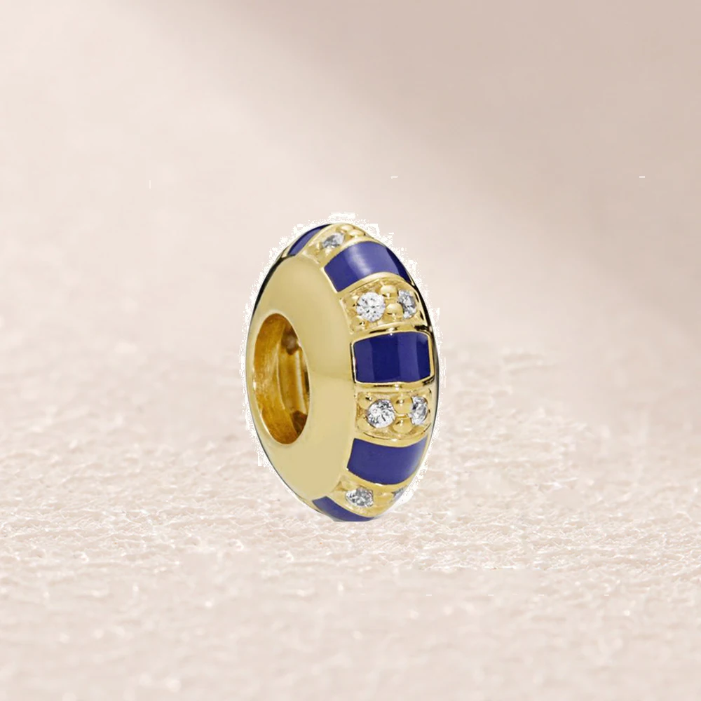 

768029CZ Shine Exotic Stones & Stripes Spacer