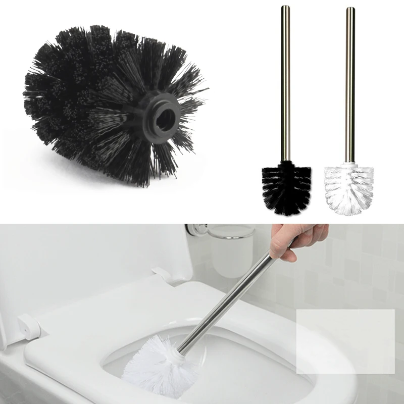

Durable Toilet Brush Cleaning Brush Head For Toilet Bathroom WC Clean Tool Accessory Head Universal Holder Replacement Tool