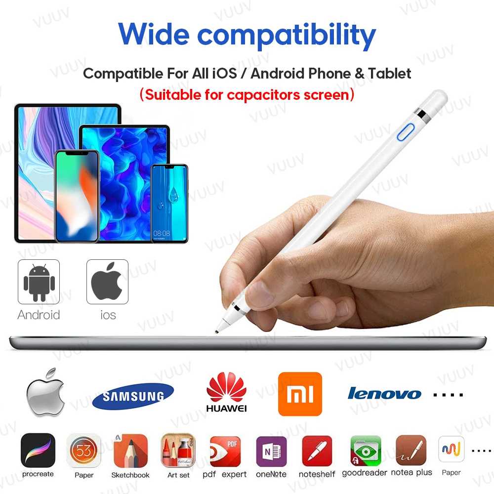 Стилус для Apple Pencil iPad сенсорный планшета iOS Android универсальный стилус телефона