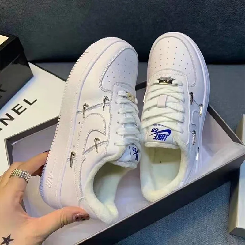 

new Air Force 1 thick bottom shoes sports casual women's shoes sneakers basketball shoes women