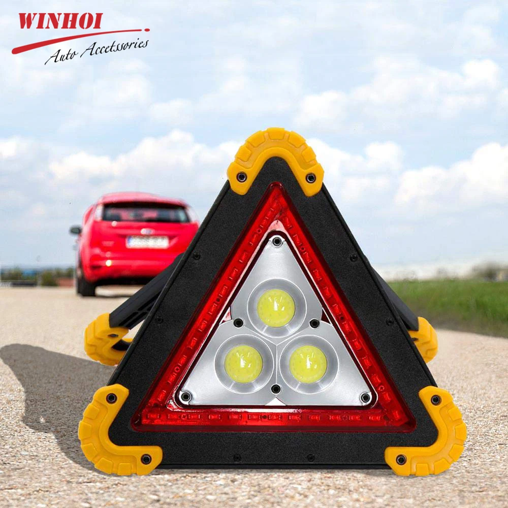 3 в 1 портативный автомобильный треугольный светильник с зарядным устройством