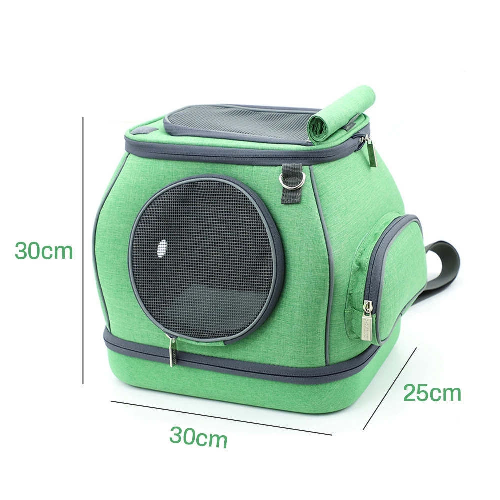 Переносная сумка для собак и кошек дышащая складываемая переноска животных