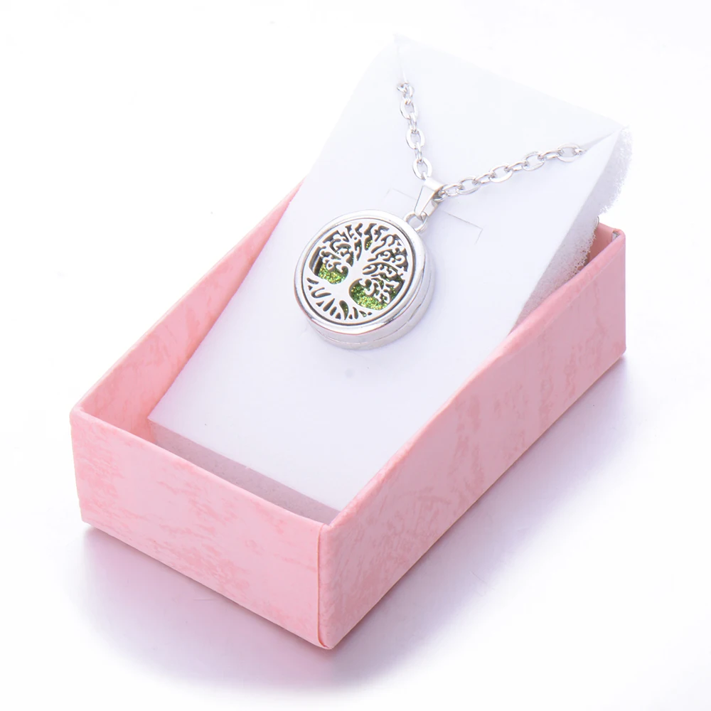 10 шт./лот Ароматерапия Ожерелье Диффузор Подвеска бабочка дерево цветок Открытый