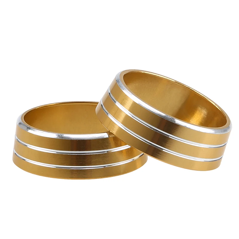 Posbay Авто Стайлинг Кондиционер ручки декоративные круг отделка алюминиевый сплав