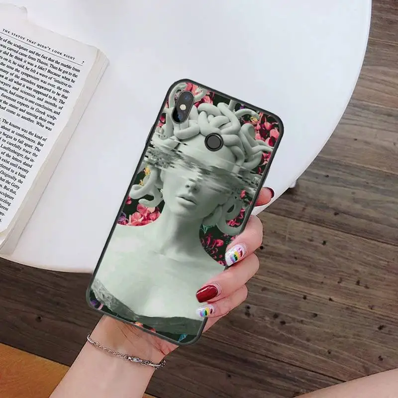 

David Medusa Phone Cases For Xiaomi Redmi 7 9t 9se k20 mi8 max3 lite 9 note 8 9s 10 pro Soft Silicone Shell Cover Funda