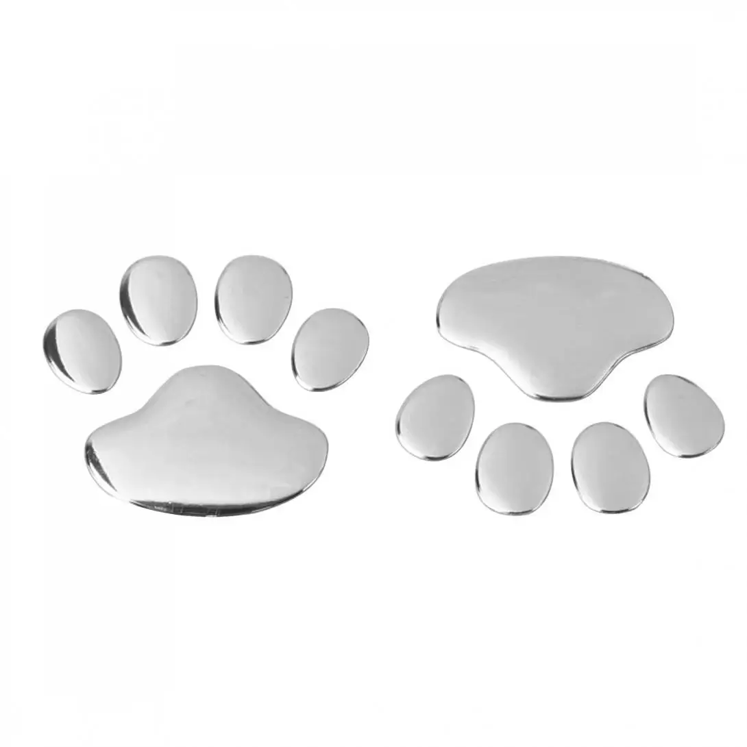 3D ПВХ наклейка на автомобиль и наклейки собачья лапа следы Ник покрытие