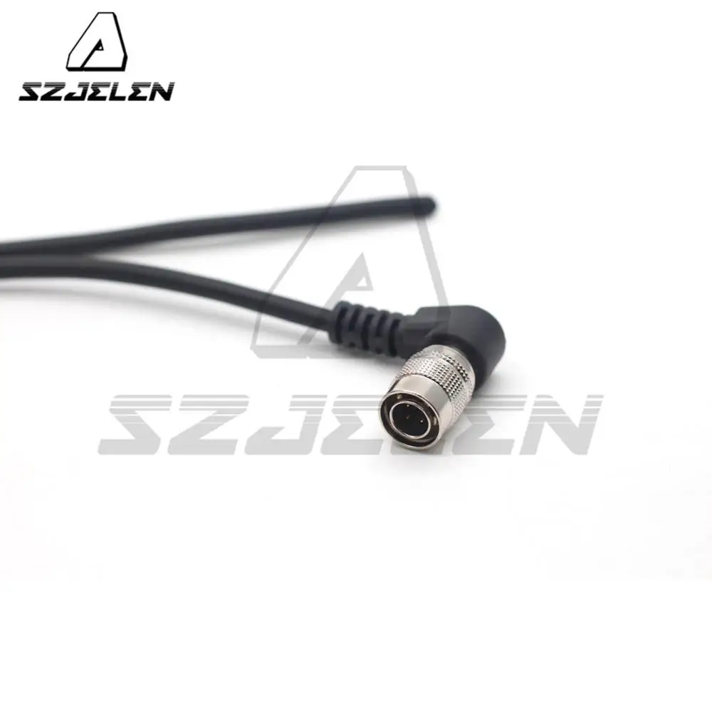 Правый угол Hirose 4pin мужской кабель питания для zoom F8 F4 звуковые устройства 688/644/633 1 м