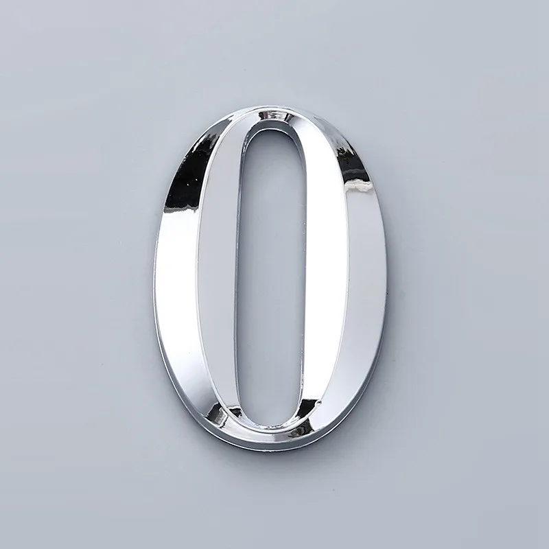 7 см 3D большой размер позолоченный домашний декор адресная табличка цифры двери