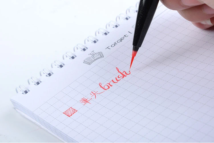 1 шт. Япония Pentel Кисть ручка 12 цветов супер тонкая мягкая Смесь Цветной маркер ручка градиент Живопись Рисунок художественные Кисти